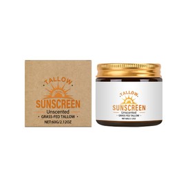 Grass-Fed Tallow Sunscreen - Sun Cream for Face and Body