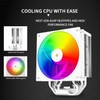 Thermalright Assassin X 120R Digital ARGB White CPU Cooler,Digital Screen