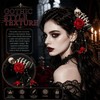 DIYCUT Set of 3 Gothic Hair Accessories - Red Rose