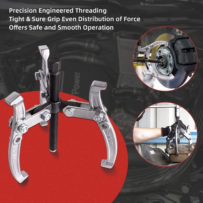 Angchun Gear Puller Set, 3" 4" 6" 8" Bearing Puller