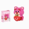 Pink Strawberry Bear : 210pc Fun Model Building Set -