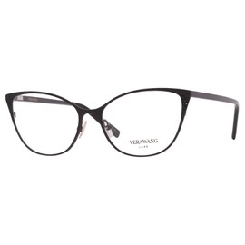 Vera Wang Millie BK Eyeglasses Women's Black Full Rim Cat Eye Optical Frame 52mm