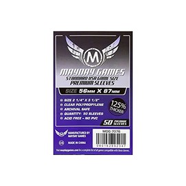 Mayday Games 7076 Usa Boared Game Sleeves,wood, Dark Purple