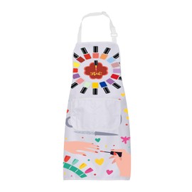 BNQL Nail Tech Apron With Pockets - Waterproof Salon Aprons For Women (Nail Tech Apron)