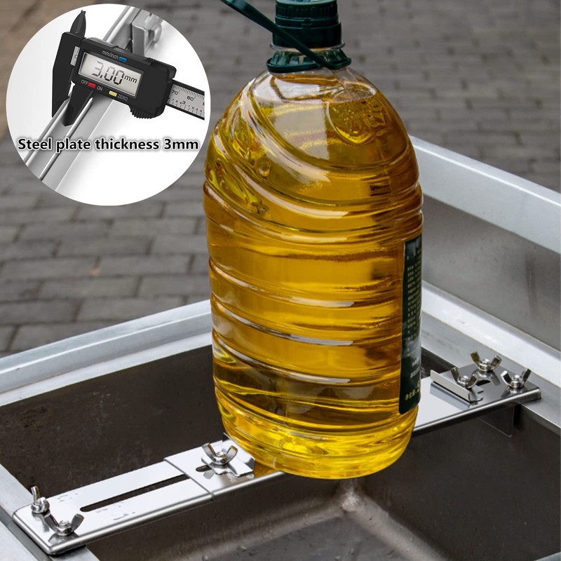 Meiyijia Sharpening Stone Holder Professional Whetstone Stainless Steel 304, Kitchen