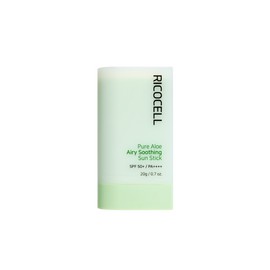 리코셀 맑은제주 알로에 수분 쿨링 선스틱 SPF50+ PA++++ 저자극, 20g, 1개 Ricocel Clear Jeju Aloe Moisture Cooling Sun Stick SPF50+ PA++++ Low Irritation, 20g, 1 piece