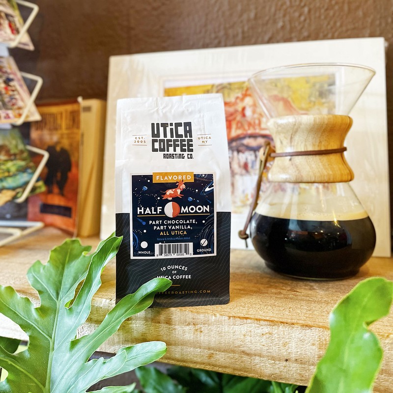Utica Coffee Roasting Co. Half Moon | Specialty Flavored Medium