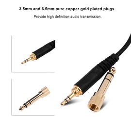 Tbest Hd25 Spiral Cable, Headphones OCable, Spring Wire Headphones Replacement Spring Coiled Cable for HD25/560/540/480/430 Headphones Earphones