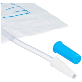 Gima 2877 Urine Bag Leg Tube with Non-Return Valve, 75 cc, 1 cm Diameter, 3 Pieces