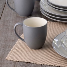 Noritake Colorwave Slate 12 oz. Mugs, Set of 4