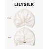 LilySilk 100% Mulberry Silk Sleep Cap for Curly Hair, 19