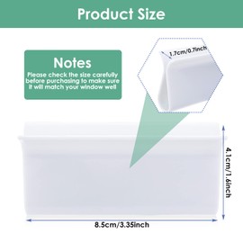 4 Cordless Roller Blinds Shades with Lifting Clamp Pulls for Window Blinds