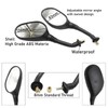 8mm Thread Rear View Mirrors Chinese Moped Scooter GY6 50cc