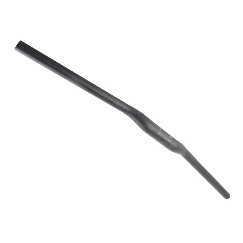 Bicycle Riser Handlebar Matt Black 3K Carbon Fiber Integrated Light