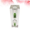 Mobestech Creative Sand Clock Timer Green Sandglass Decoration for Tooth