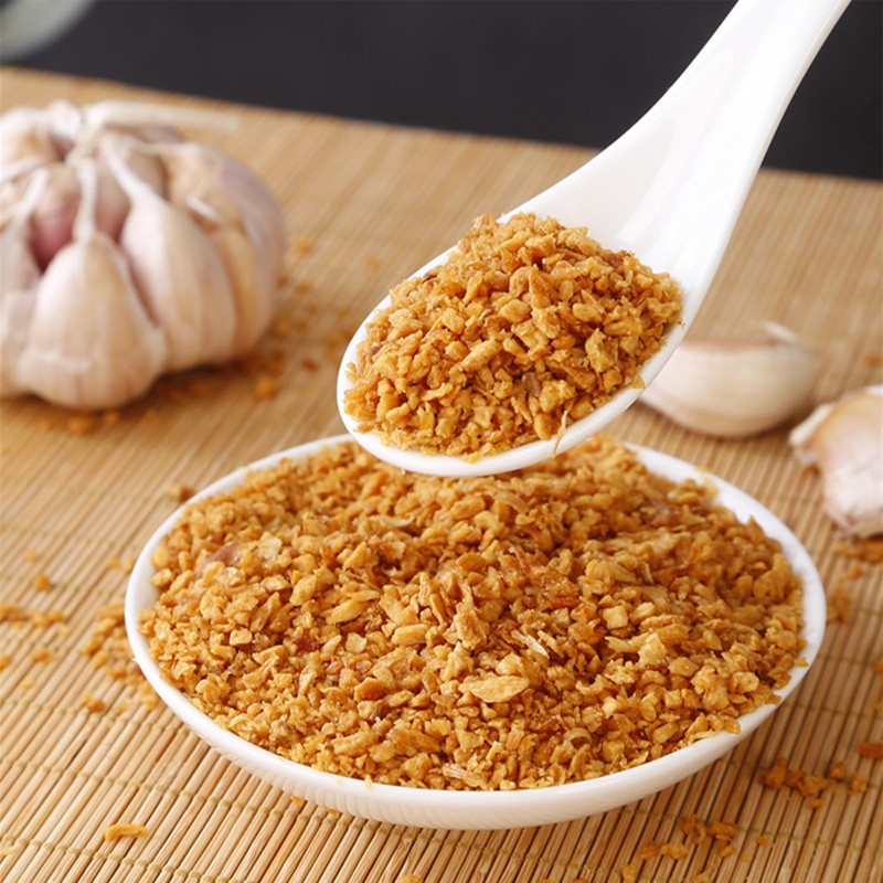 JTEDZI Crispy Fried Garlic, 1.1 lb (500g) Crunchy Fried Garlics