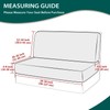 Gollense RV Dinette Cushion Covers Set of 2, Waterproof Stretch
