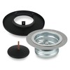 SYSTERM Ventilation Ventilation Plate Valve Black Round Disc Valve Exhaust