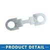 A ABSOPRO 40A Flat Fuse Strip Metal Silver Tone for