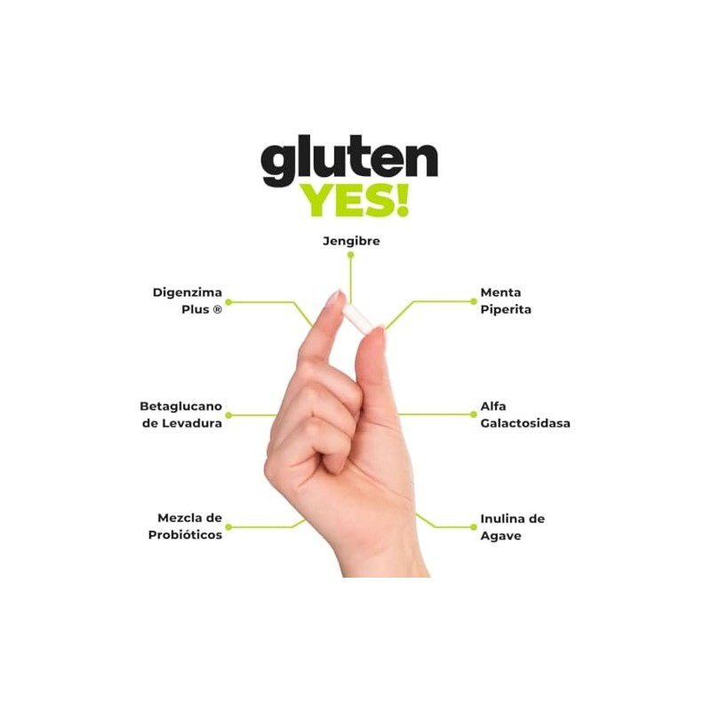 Suplemento Digestivo Natural con Enzimas, Probióticos y Jengibre | 30