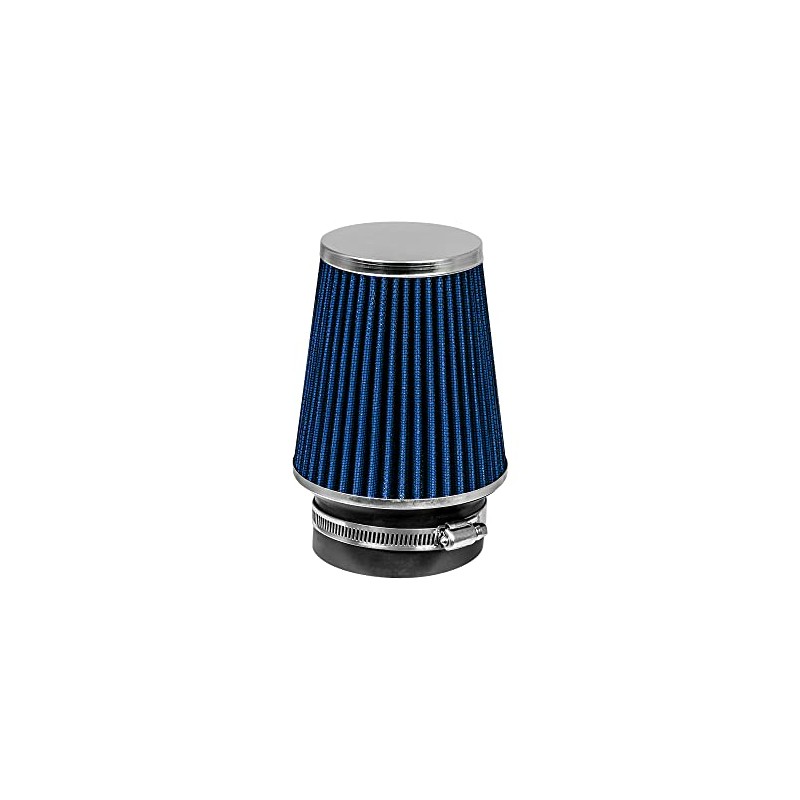 BLUE 3" 76 mm Inlet Narrow Cold Air Cone Replacement