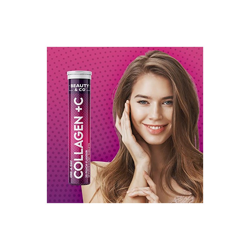Collagen Effervescent - Marine Collagen & Vitamin C Supplement -
