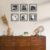 upsimples 10x10 Picture Frame, Display Pictures 8x8 with Mat or
