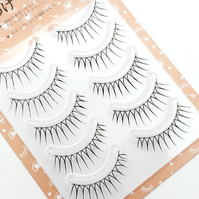 LASHIDOL False Eyelashes, Bunching Eyelashes, Natural, Popular, Idol Eyelashes, Handmade