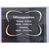 Don Cappello Fiore Opening Hours Window Lettering Sticker Advertising Shop