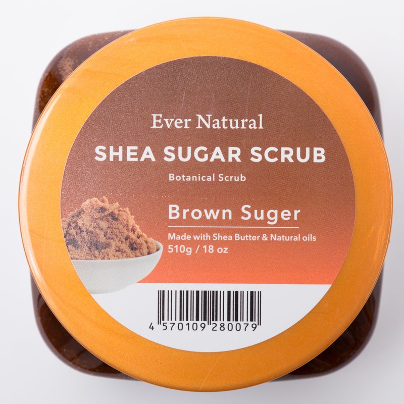 Ever Natural Shea Sugar Body Scrub, Body Smoother, Body Care,