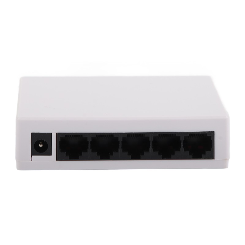 5 Port 10/100Mbps Ethernet Switch Plug and Play Unmanaged Home