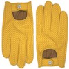 ZLUXURQ Men's Luxury and Soft 100% Sheepskin Leather Driving Gloves