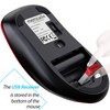 memzuoix 2.4G Wireless Mouse, 1200 DPI Mobile Optical Cordless Mouse