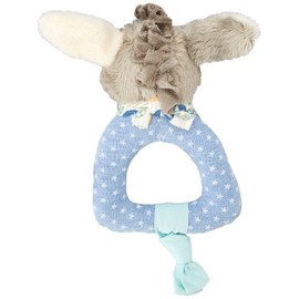 Sterntaler Emmi 3302000 Grasping Toy Donkey Age 0-36 Months 20 x 10 cm Light Blue/Grey