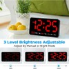 HiCOZZIE Digital Wall Clock, 9Inch LED Digital Clock Large Display