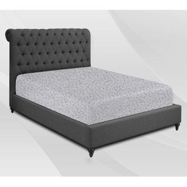 Dekoro Fitted Sheet Extra Deep Pocket (40 cm) Hypoallergenic Double Brushed Shrink, Fade & Wrinkle Resistant Premium Microfibre (Gray, King (150 x 200 cm))