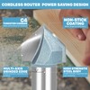 KEENTECH V Groove Router Bit 1/2" Shank, 90-Degree V Bit