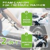 2 -In -1 Foam Cannon for Pressure Washer Kit-with Foam