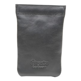 Esquire Logo Leather Key Case 8 cm, black, Formal