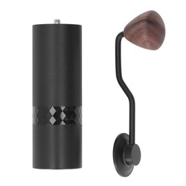 Manual Coffee Bean Grinder Portable Hand Coffee Grinder Home Hand Coffee Bean Mill Black Full Aluminum Body