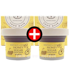 skin food 1+1 Skinfood Honey Sugar Food Mask 120g / 1+1 스킨푸드 허니슈가 푸드마스크120g