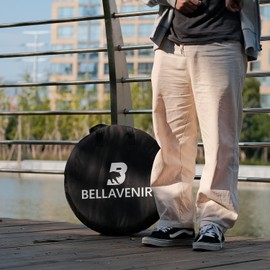 BELLAVENIR Outdoor Pop-up Defenders Football Basketball Soccer 3-Pack Dummies Portable Training Equipment Upgraded Spring Coil,Orange