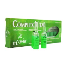 Kleravitex Mystic Complex Vital Ampoules For Hair Loss and Thinning - Regrowth Treatment With Biotin Bio-Complex and Tocopherol (Pk.10)