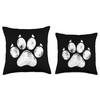 Paw Print With Claws, White Dog Paw Print, Dog Puppy