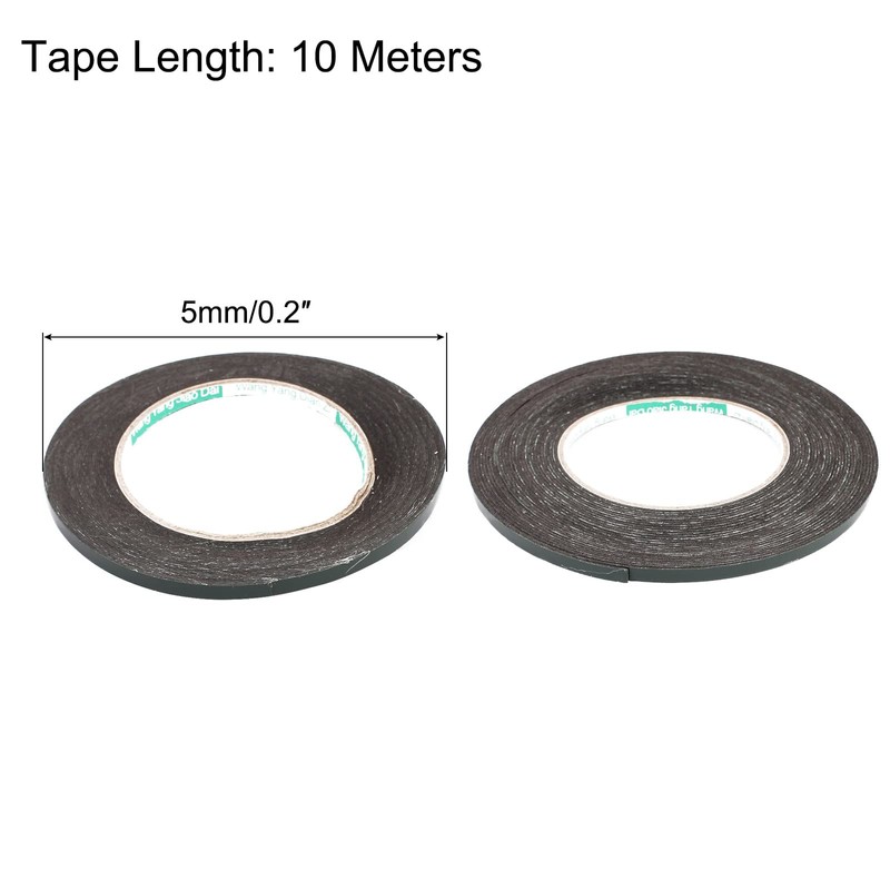 MECCANIXITY Foam Tape 5mm Width x 0.5mm Thickness 5mm Width