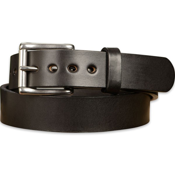 Bullhide Belts Mens Leather Belt for Casual, Dress, 1.50" Wide,