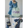 210NOUVE Tote Bag Women's A4 Large Nylon Big Logo Handbag