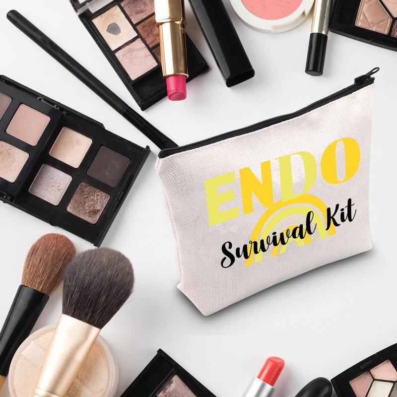 PYOUL Endometriosis Gift ENDO Survival Kit Makeup Bag Endometriosis Warrior