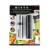 Misto Gourmet Olive Oil Sprayer (Set of 2) Silver and Black