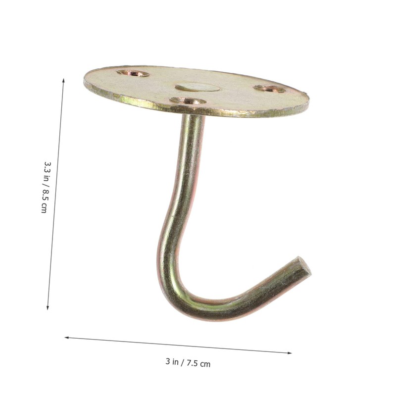 VILLFUL 5pcs Ceiling Hooks Heavy Duty Iron Top Mounted Hooks